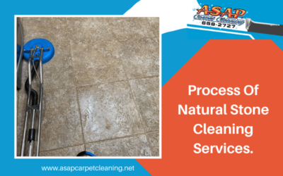 Process Of Natural Stone Cleaning Services.