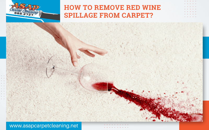 How To Remove Red Wine Spillage From Carpet?
