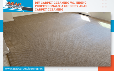 DIY Carpet Cleaning vs. Hiring Professionals: A Guide By ASAP Carpet Cleaning