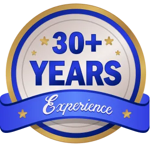 30+ Years Experience 30+ Years Experience